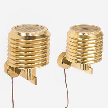 Hans-Agne Jakobsson, Two 1960/1970s 'V299' wall lights for Hans Agne Jakobsson AB, Markaryd. Sweden.
