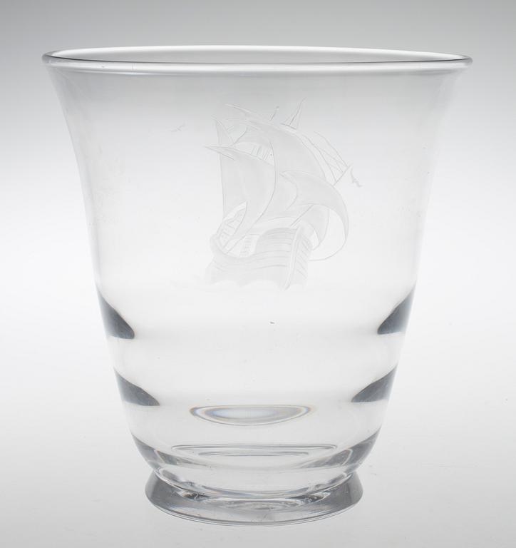 VAS, glas, Vicke Lindstrand, Orrefors.