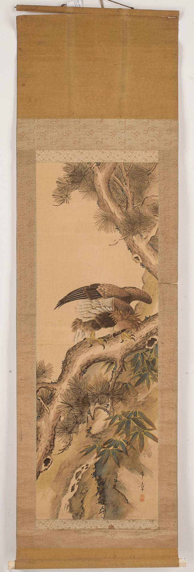 OKÄND KONSTNÄR, rullmålning, Japan, 1900-tal.