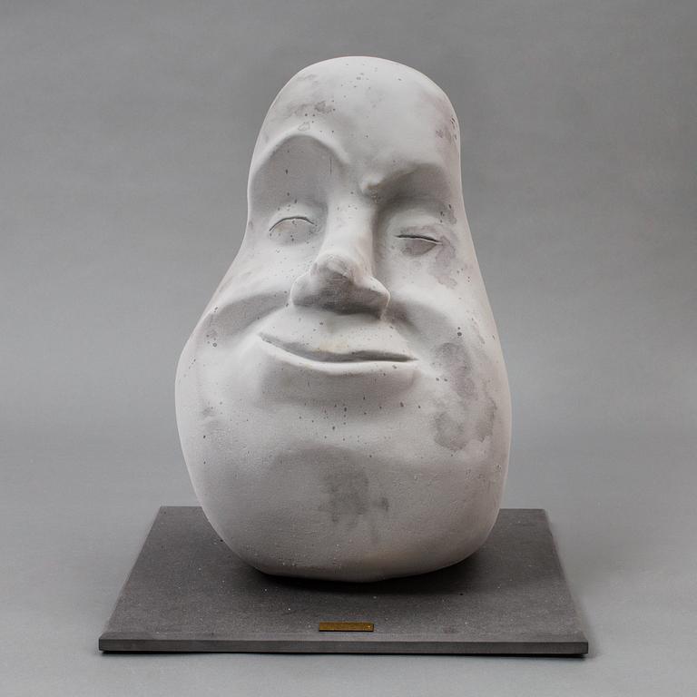 A stone head figure made by JoAnn Tan Studio for NK 2016.