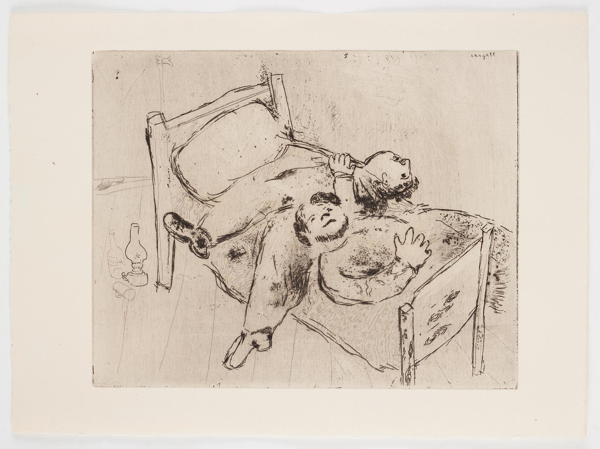 MARC CHAGALL, 71 st etsningar ur upplagan om 285 exemplar på Arches/MBM/J. Perrigot-papper, 1923-1948.
