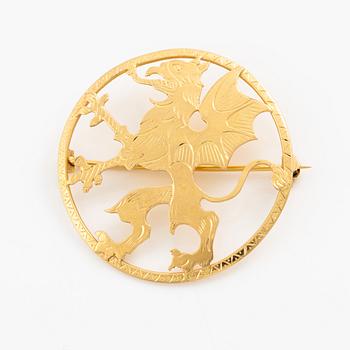 Brooch 18K gold.