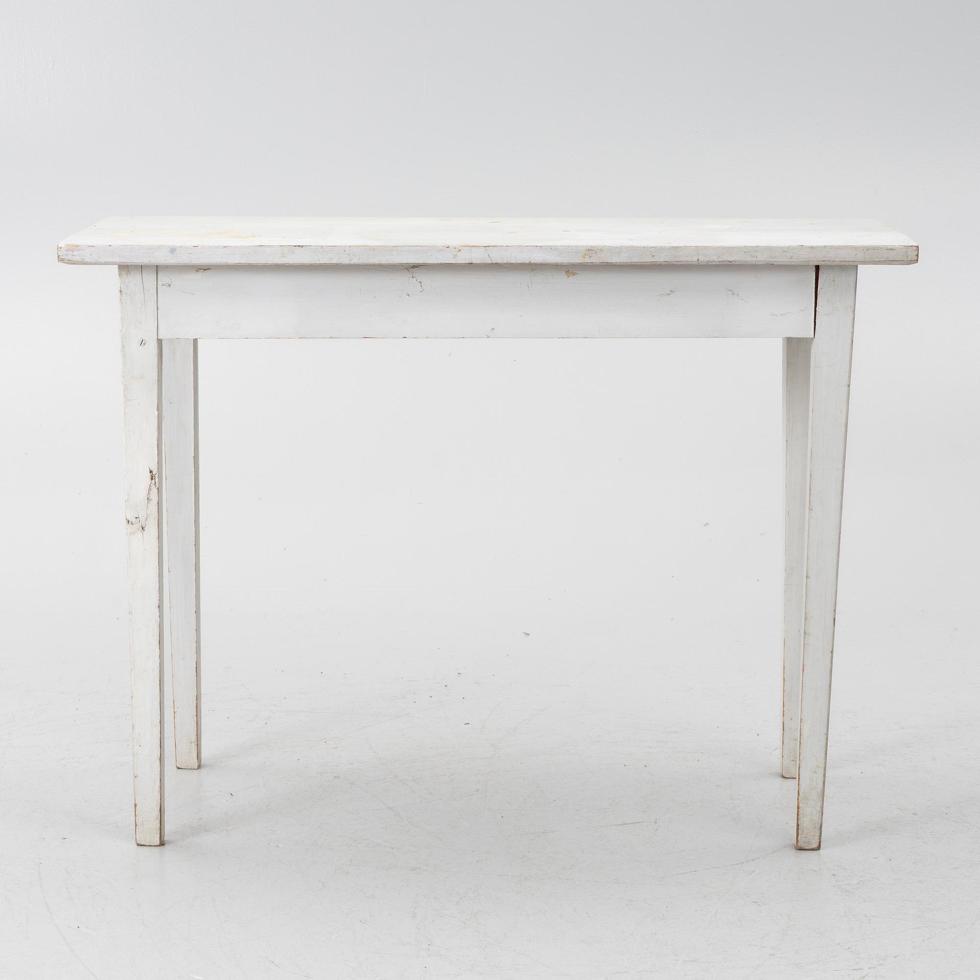A side table, early 20th Century.