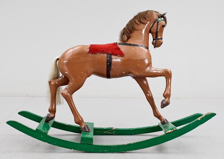 GUNGHÄST, troligen Gemla, tidigt 1900-tal.