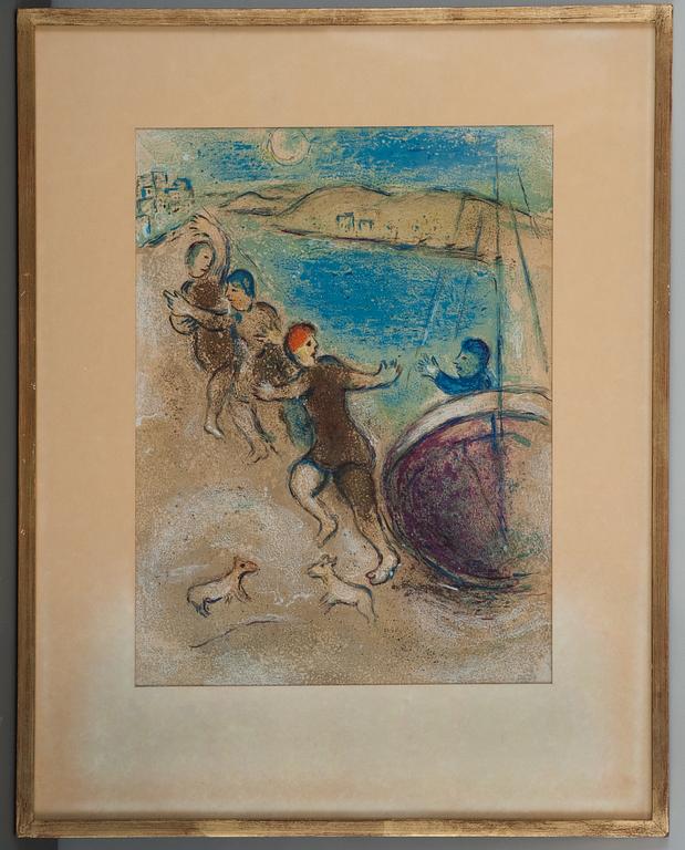 Marc Chagall, "LES JEUNES GENS DE METHUMNE".