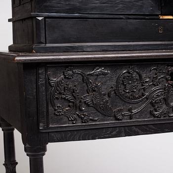 A Baroque landscape cabinet, presumably Flemish, second half of the 17th century.