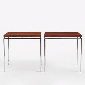 Knud Joos, a pair of side tables, Jason, Denmark 1960s.