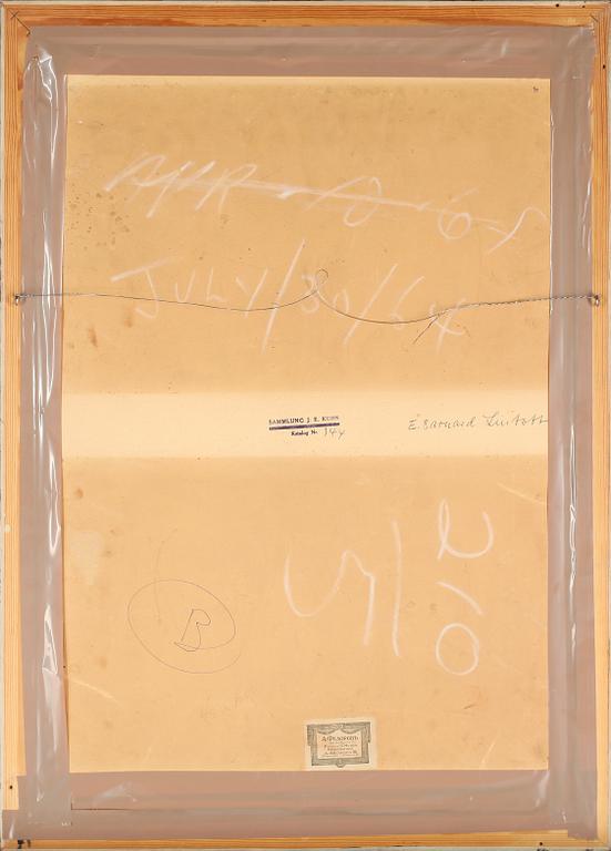 EDWARD BARNARD LINTOTT, kolteckning, signerad och daterad 1907.