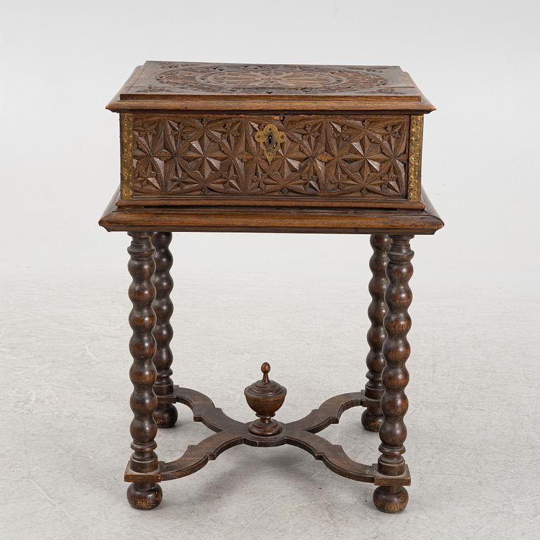 Night cabinet, Baroque style, early 20th century.