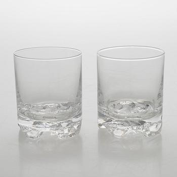 Tapio Wirkkala, whiskyglas,"Gaissa" 13 st,  Iittala 1960-tal.