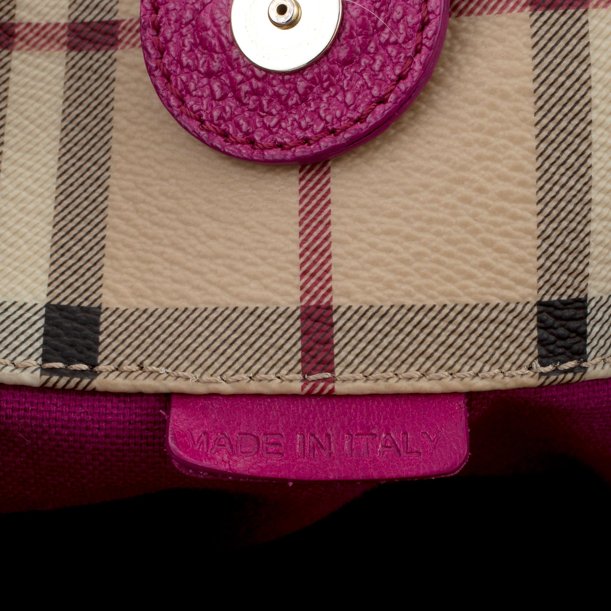 A Burberry handbag, "Canterbury tote pink".