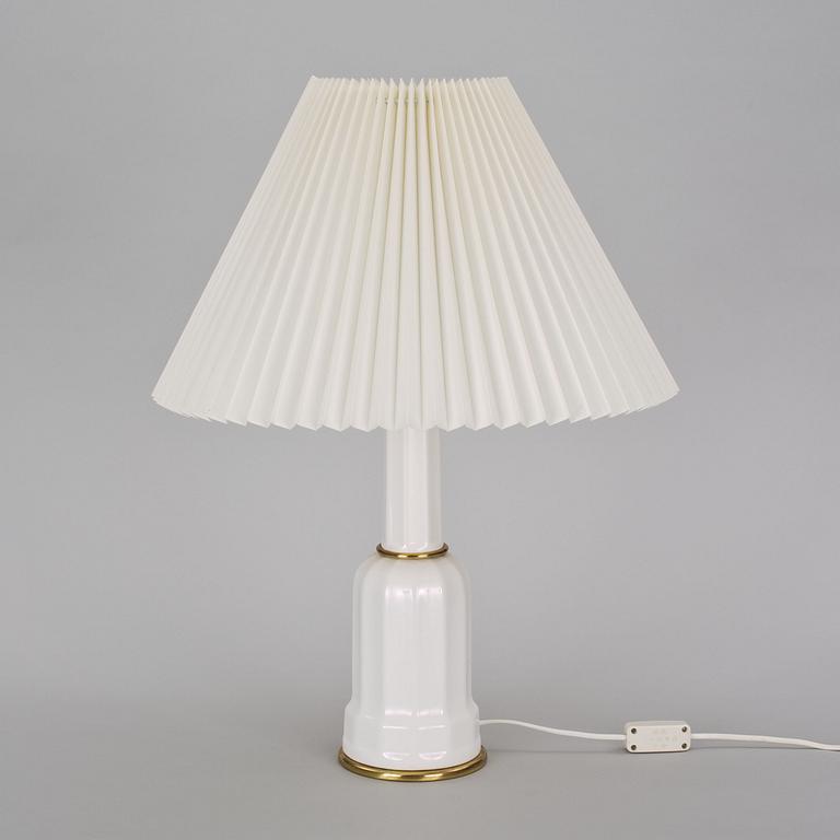 BORDSLAMPA, Danmark, 1900-talets andra hälft.