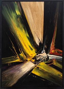 Manuel Viola, a signed oil on board.