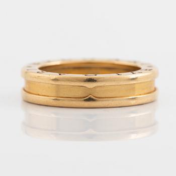 Bulgari, 18K gold B.Zero1 ring.