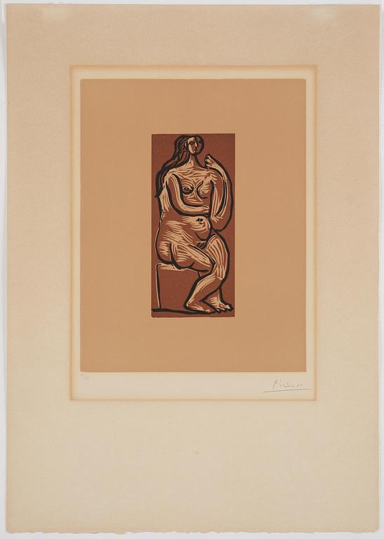 Pablo Picasso, "Nu Assis".