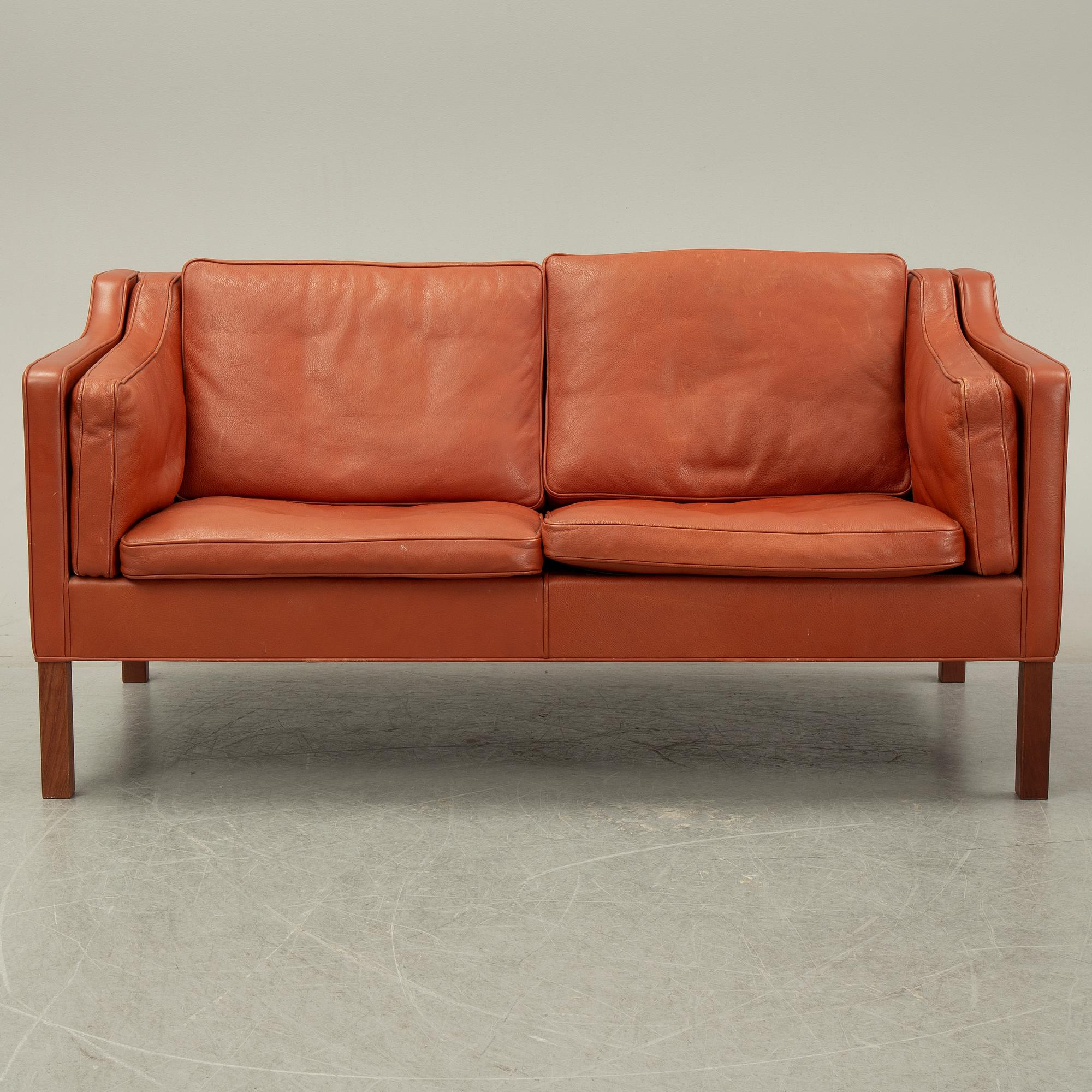 Børge Mogensen, a model 2212 sofa, Fredericia Stolefabrik, Denmark.