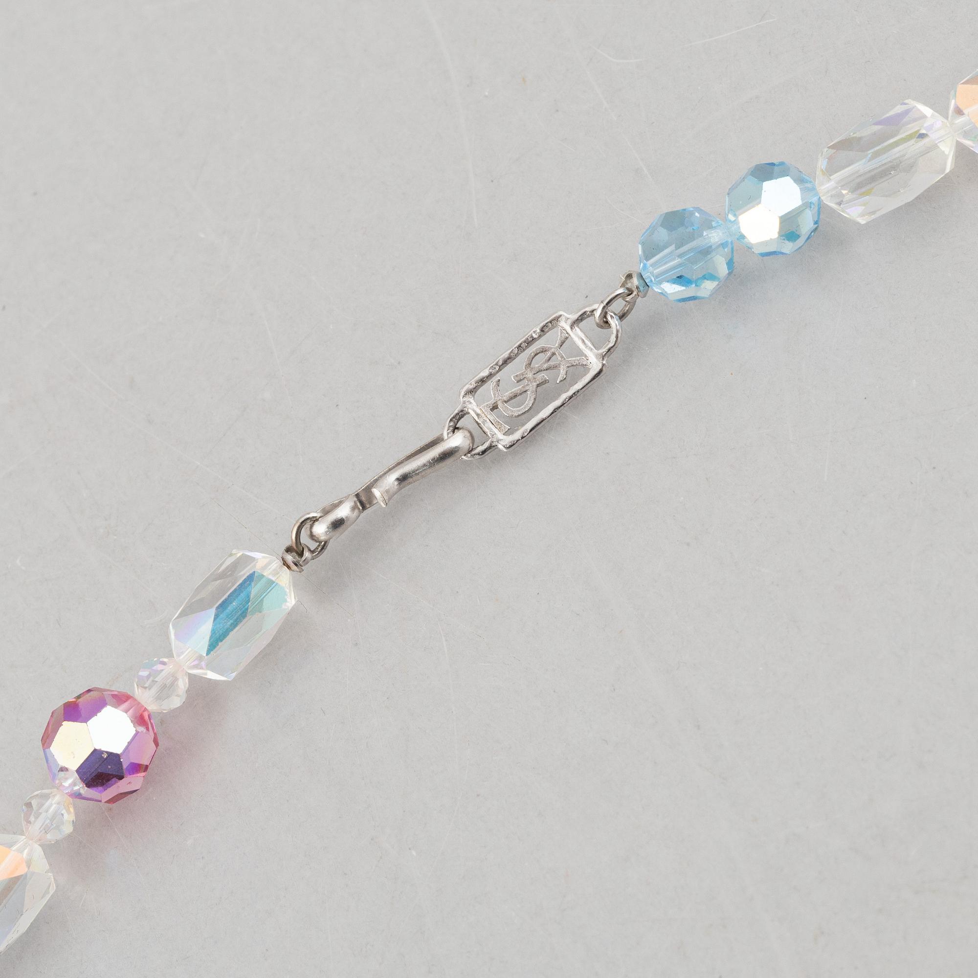 Yves Saint Laurent, necklace.