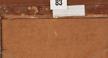 Olle Olsson-Hagalund, Red cow by the sea.