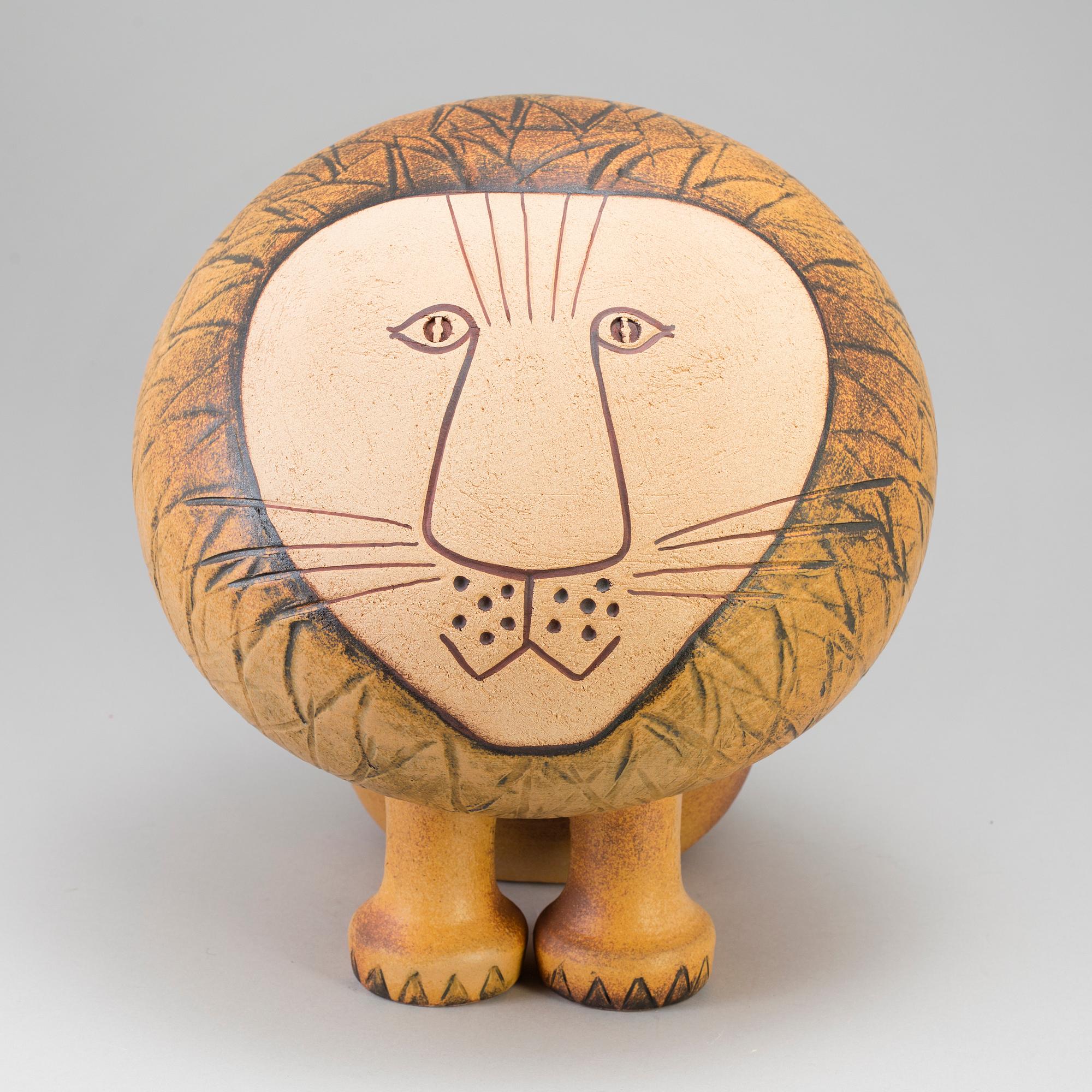 A Lisa Larson stoneware sculpture, K- Studion, Gustavsberg.