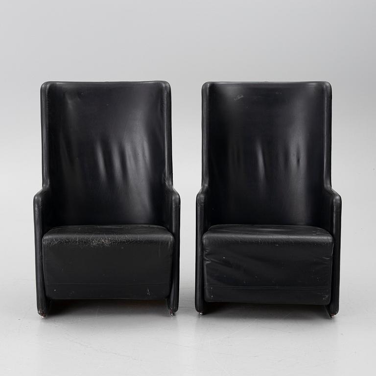 Börge Lindau, Armchairs, a pair, "Solo XL", late 20th century.