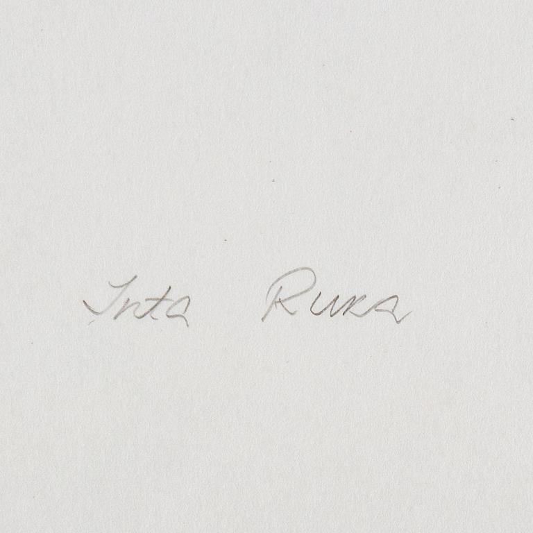 Inta Ruka, photograph signed on verso.