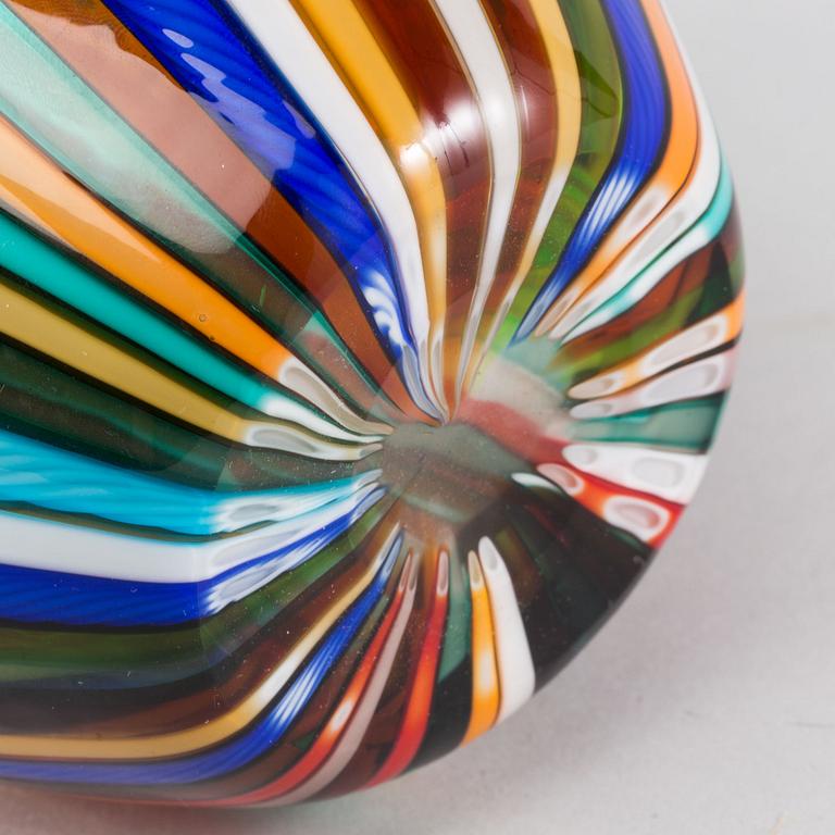 A Murano Cenedese glass vase.