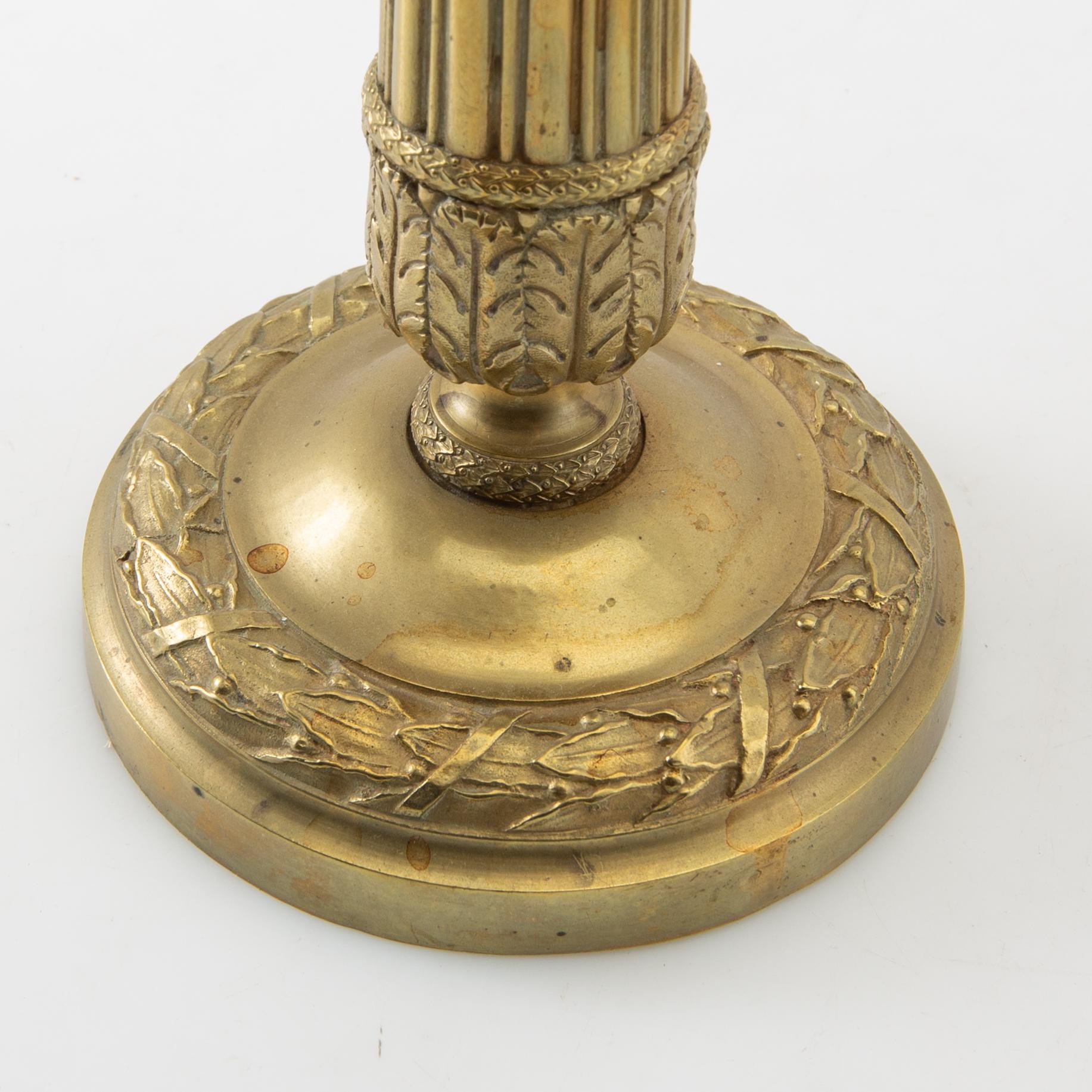 Ljusstakar ett par, Empire-stil sent 1800-tal.