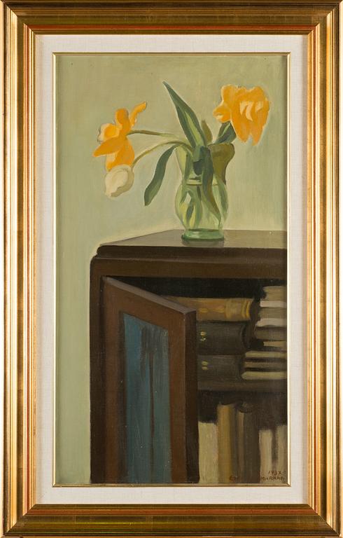 Eero Nelimarkka, Flowers on the bookcase.