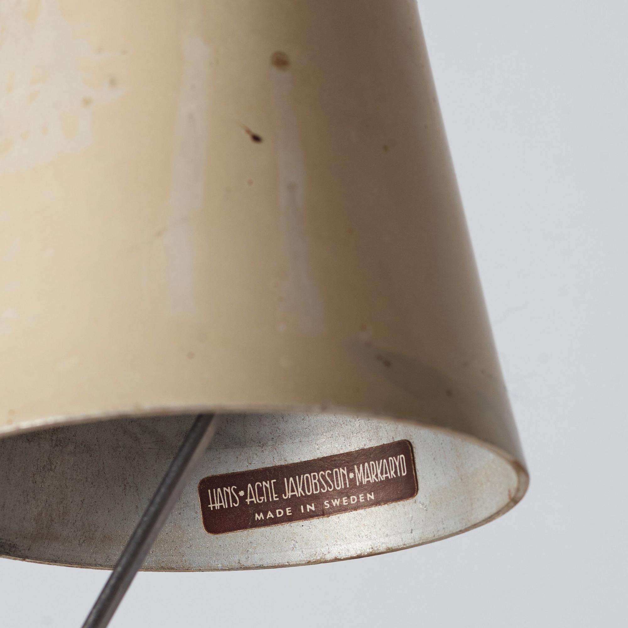 Hans-Agne Jakobsson, a pair of ceiling lamps, model "S 2070", Hans-Agne Jakobsson AB, Markaryd, 1950-60s.