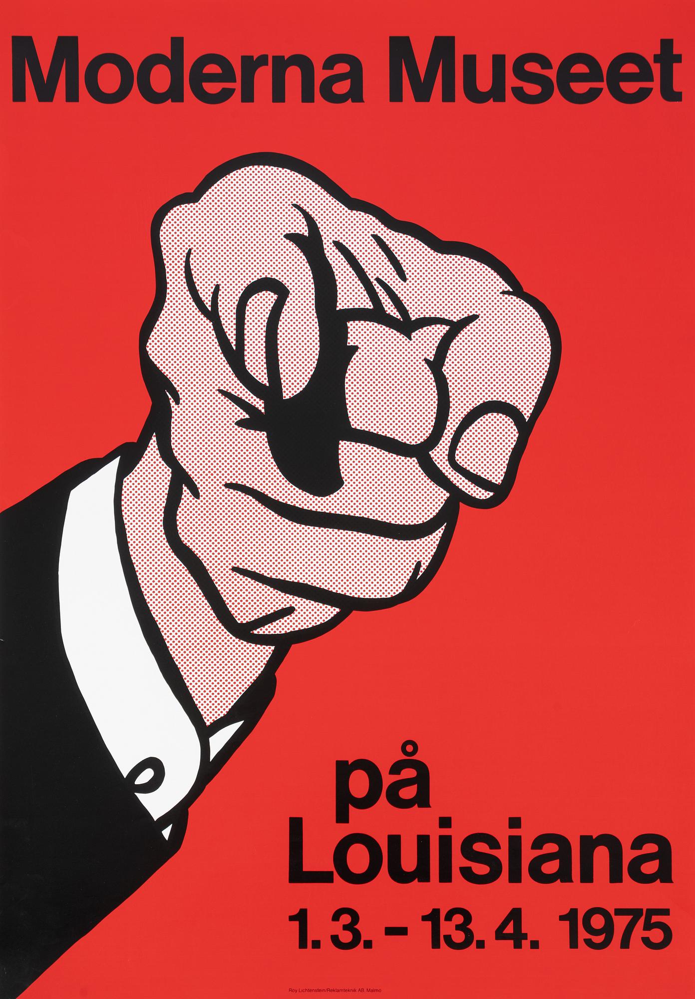 Roy Lichtenstein, 'Moderna Museet på Louisiana'.