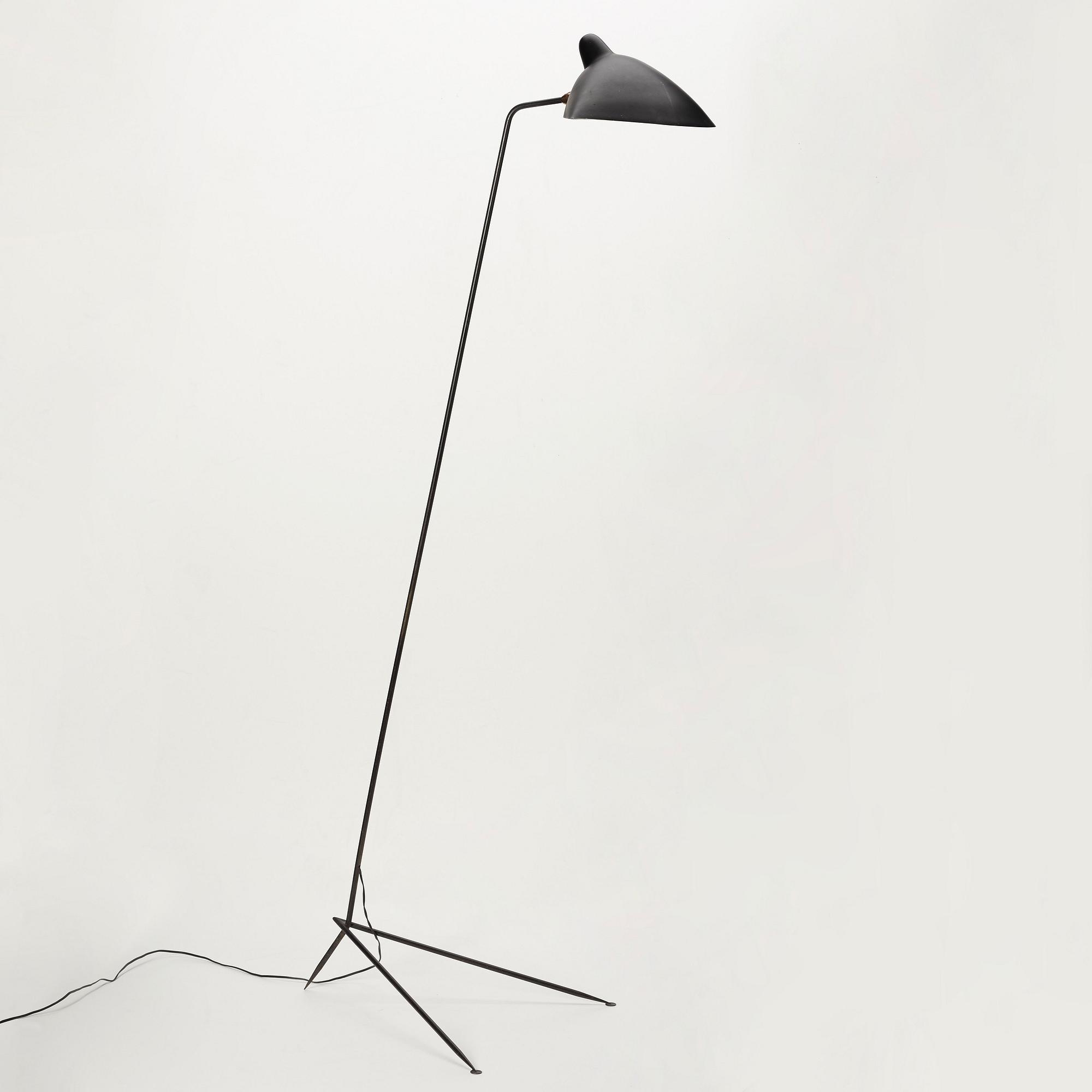 SERGE MOUILLE, a floor lamp, Ateliers Serge Mouille, France ca 1953.