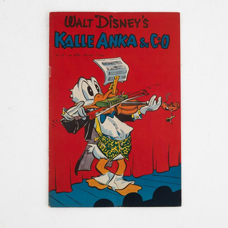 Comic book, "Kalle Anka & Co" No. 10, 1950.