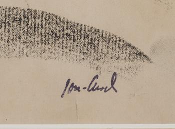 JOHN JON-AND, blandteknik, stämpelsignerad.