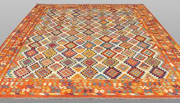 A carpet, Kilim, ca 388 x 309 cm.