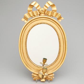 SPEGELLAMPETTER, ett par, gustaviansk stil, 19/2000-tal.