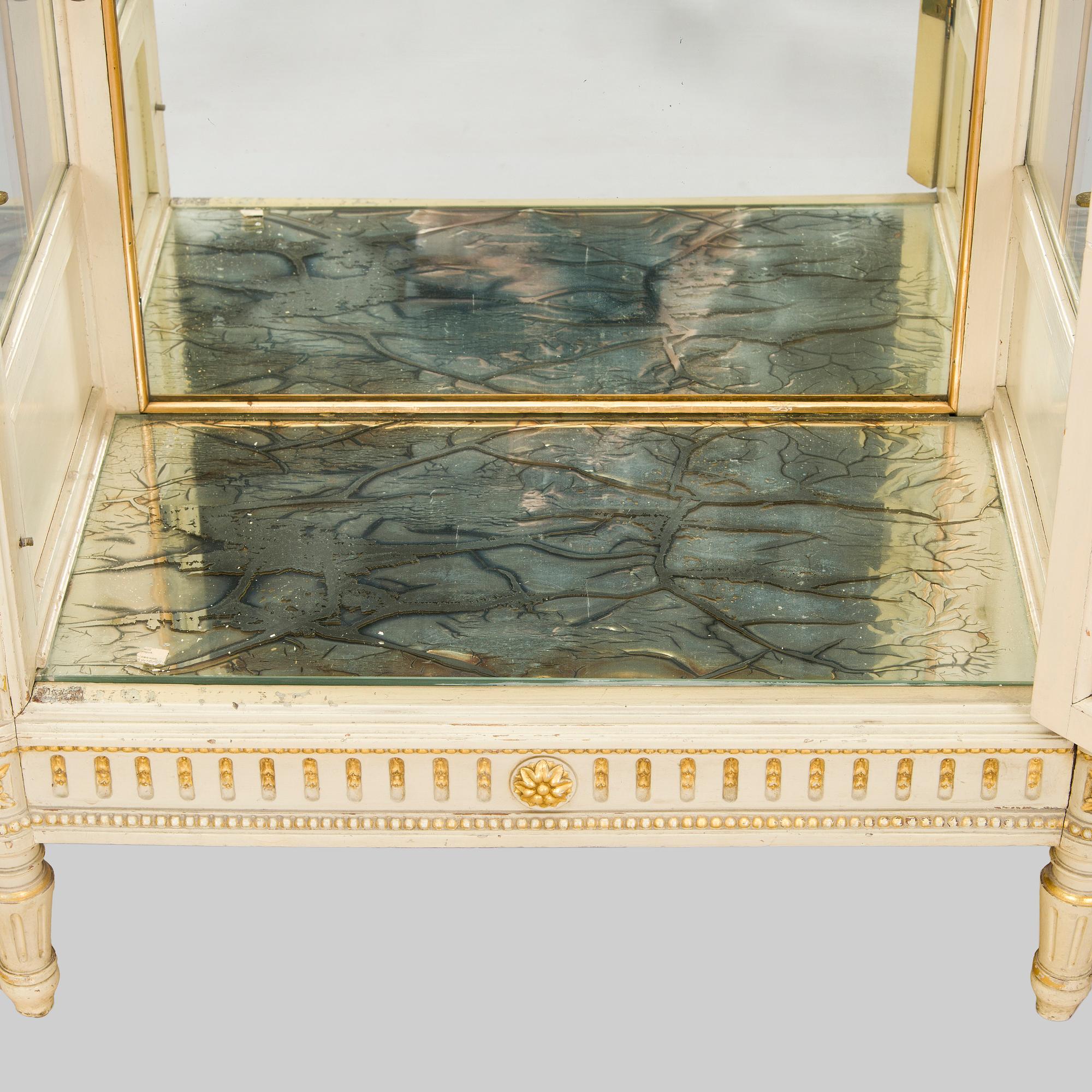 A late Gustavian style cabinet/display cabinet, early 20th century.