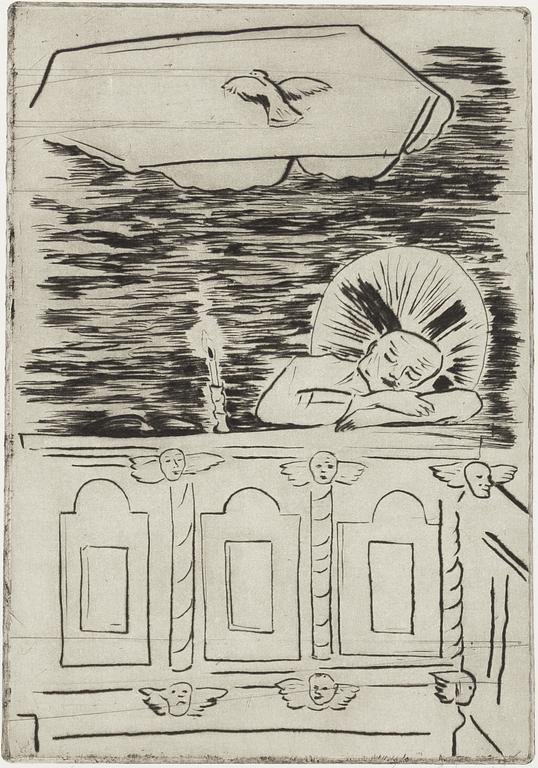 Hans Wigert, "Sovande Jesus".