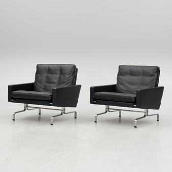 Poul Kjaerholm, armchairs, a pair, "PK 31", Fritz Hansen, Denmark, 2016.
