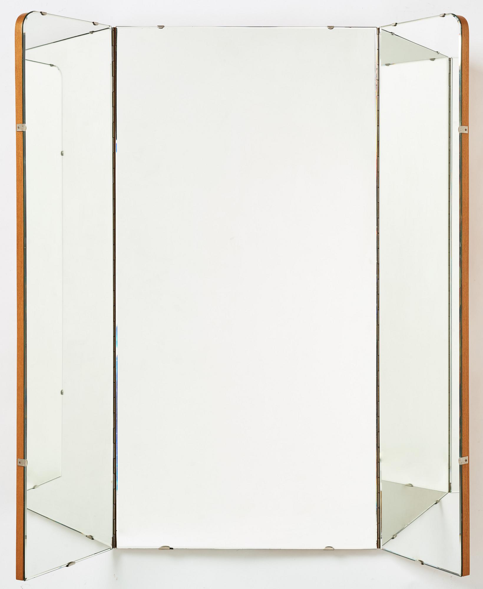 A dressing table and a mirror, Bodafors, probably 1940s.