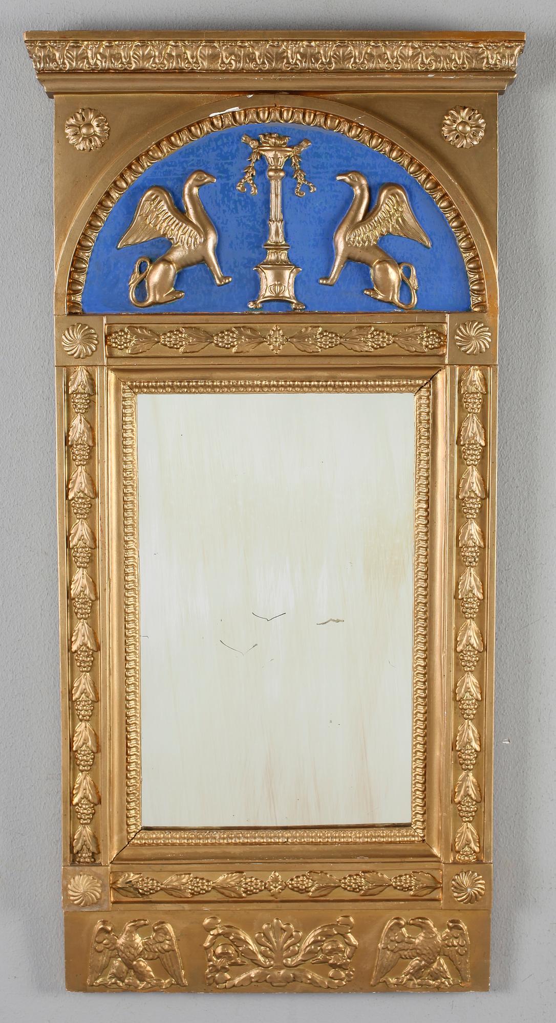 SPEGEL, empire, Linköpings Hallstämpel, 1800-talets första hälft.