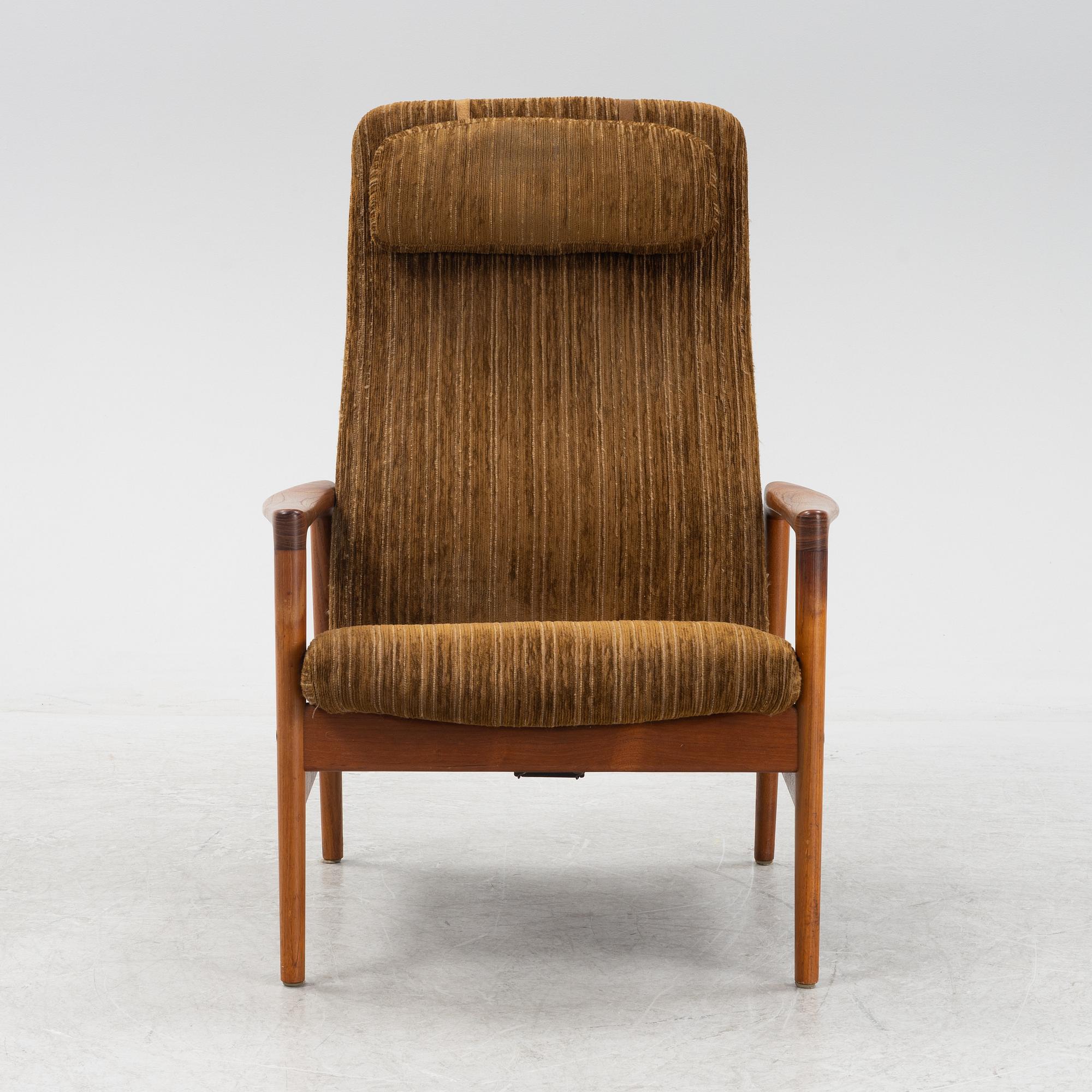 Alf Svensson, fåtölj, "Siluett", Dux, inköpt 1964.