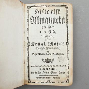 BOKPARTI, 8 delar, bla "Epigrammata" av M. Val. Martialis, Amsterdam 1644.