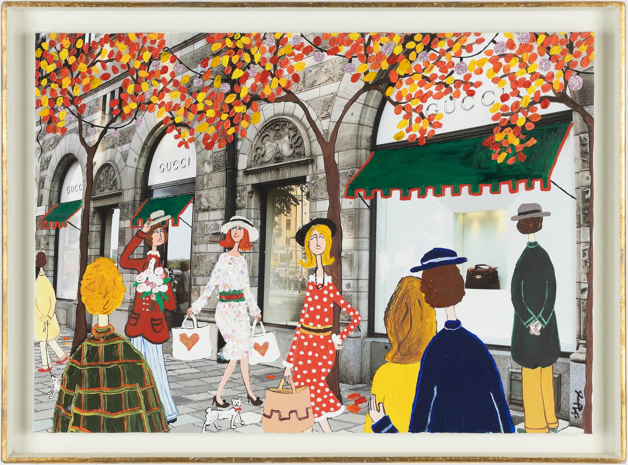 Marika Lang, Flanörer, Birger Jarlsgatan.