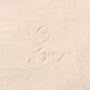 A Swedish cream ware tureen with cover, Marieberg, 18th century.