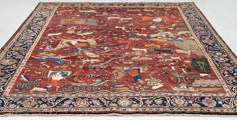 A Chahar Mahal va Bakhtiar carpet  ca 393 x 300 cm.