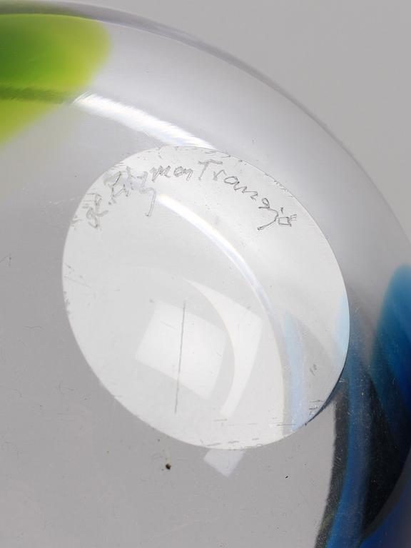 SKÅL, glas, Transjö, sign.