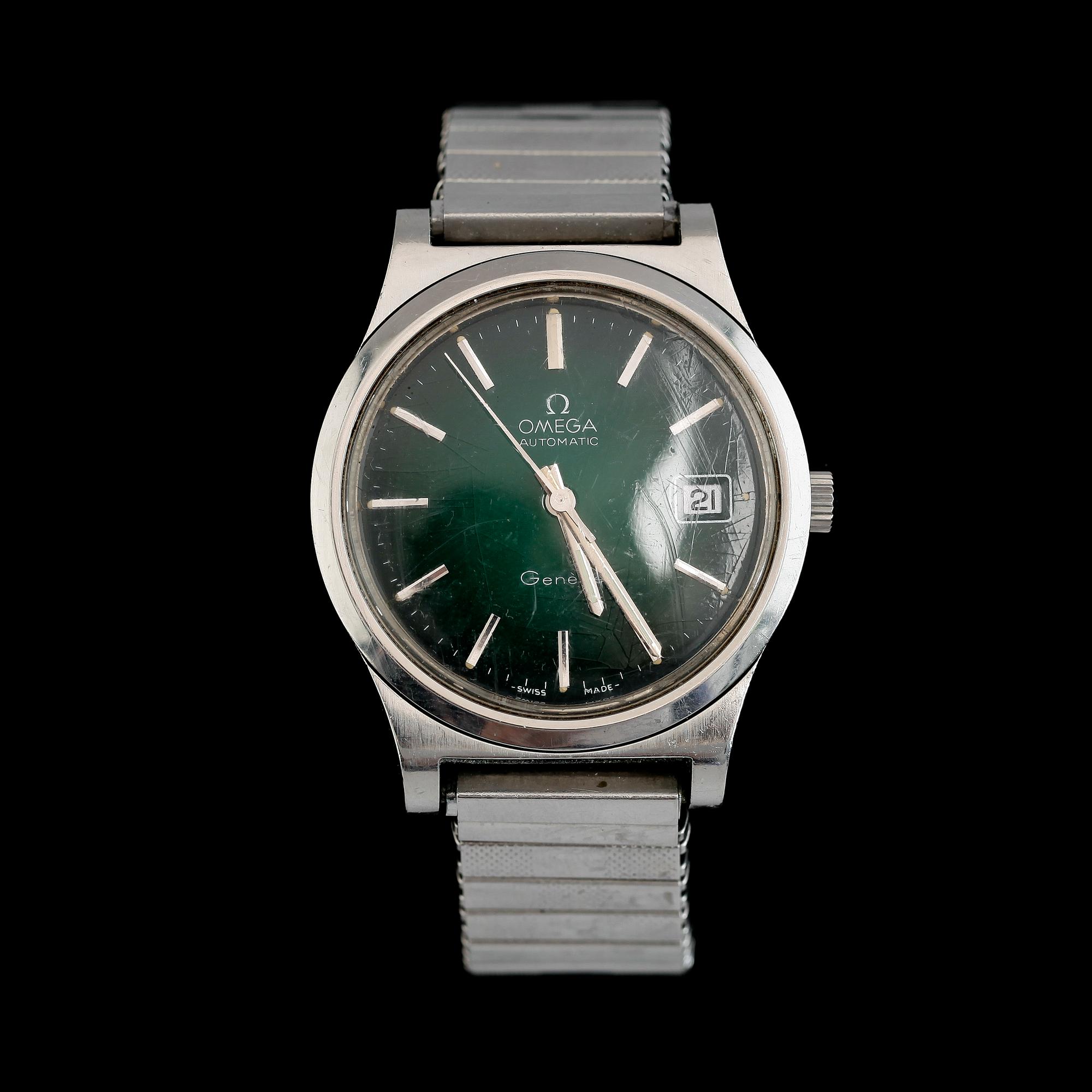 ARMBANDSUR, stål, Omega Automatic, 1900-talets mitt.