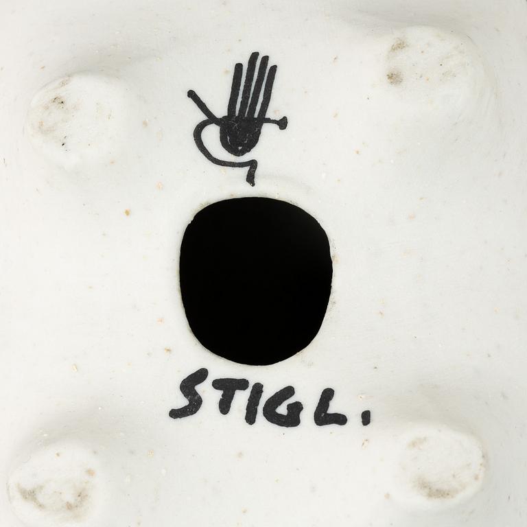 Stig Lindberg, a stoneware sculpture "Springare", Gustavsberg, in production 1952-1972.