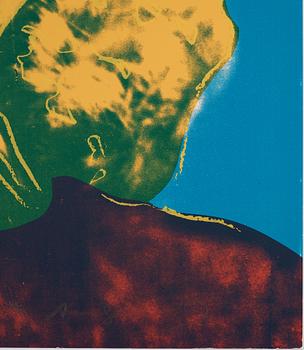 Andy Warhol, "With Hat"; from: "Ingrid Bergman".