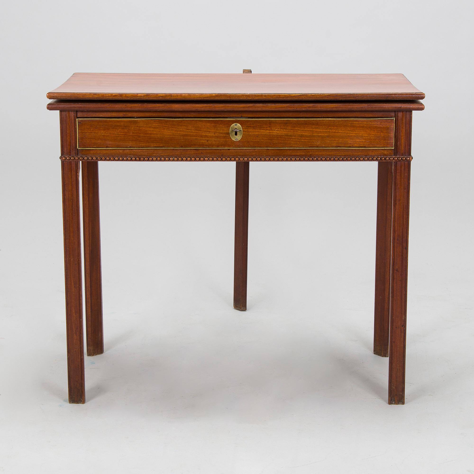 Pelipöytä, Ruotsi 1700-luvun loppu.